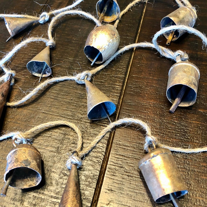 10' Old World Bells Garland